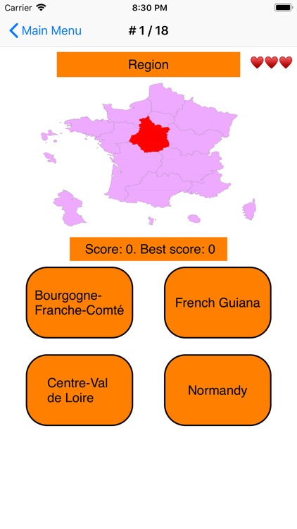 France Regions and Capitals screenshot-3