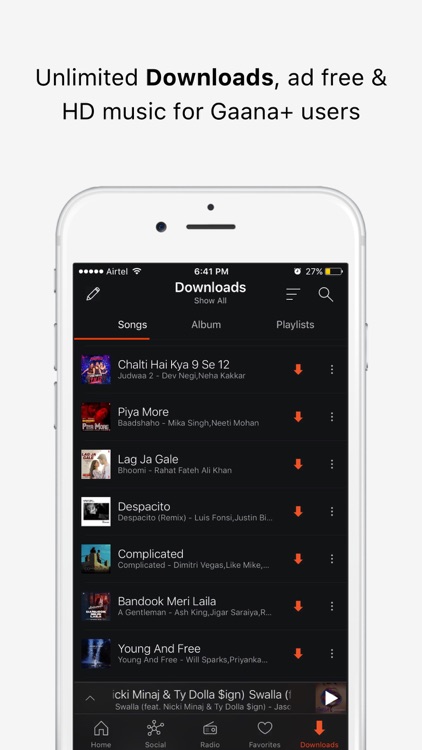 Gaana Music - Songs & Radio screenshot-4