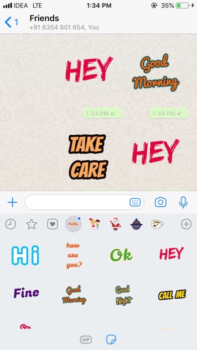 Text Stickers For Whatsupのおすすめ画像3