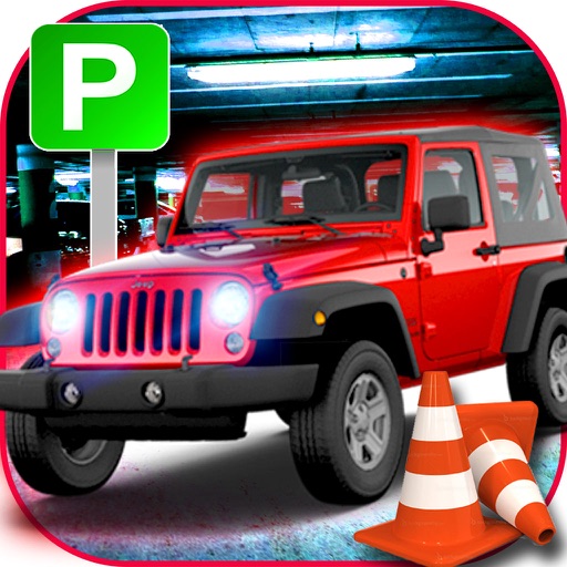 4x4 Offroad Jeep Parking icon