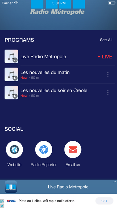How to cancel & delete Radio Metropole Haiti from iphone & ipad 3