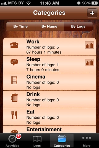 aTimeLogger screenshot 3