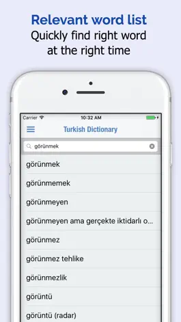 Game screenshot Словарь турецкий apk