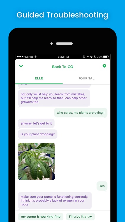 WeGrow: A bot for home growers