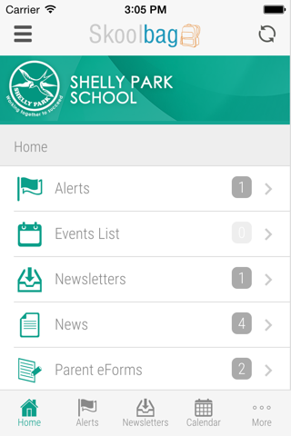 Shelly Park School - Skoolbag screenshot 2
