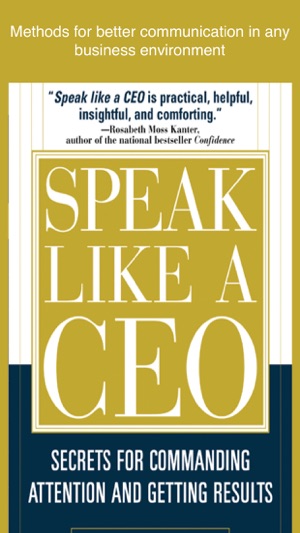 Speak Like a CEO (McGraw Hill)(圖1)-速報App