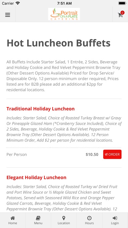 Portrait on a Plate Catering