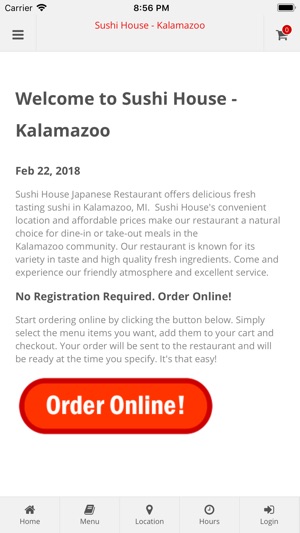 Sushi House Kalamazoo(圖1)-速報App