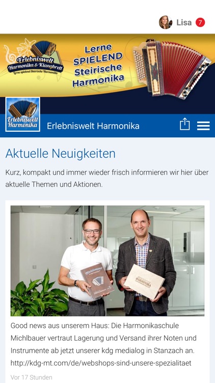 Erlebniswelt Harmonika