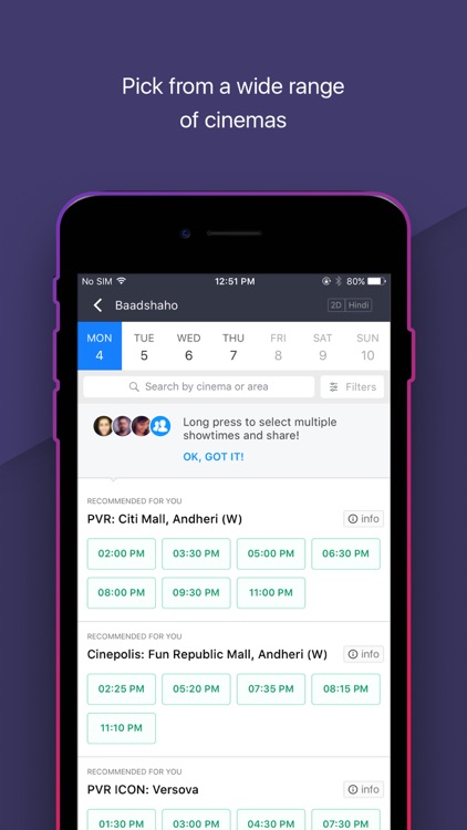 BookMyShow–Movie Tickets,Plays