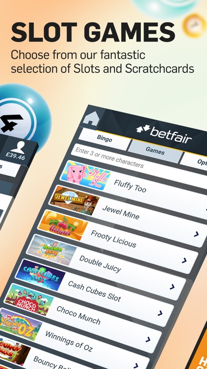 Betfair Bingo Games screenshot-3