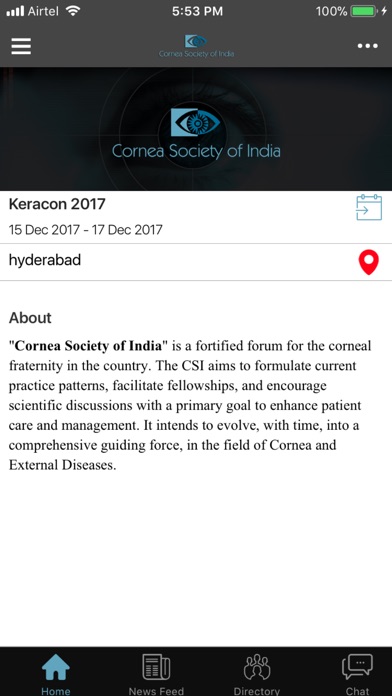 Cornea Society of India screenshot 3