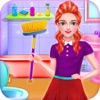 Girls New Year House Cleaning