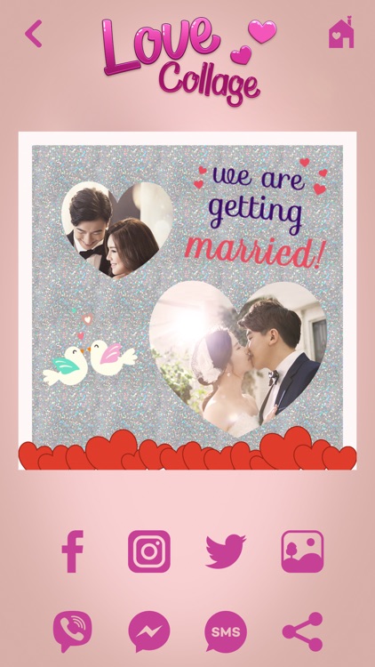 Love Photo Collage Creator screenshot-4