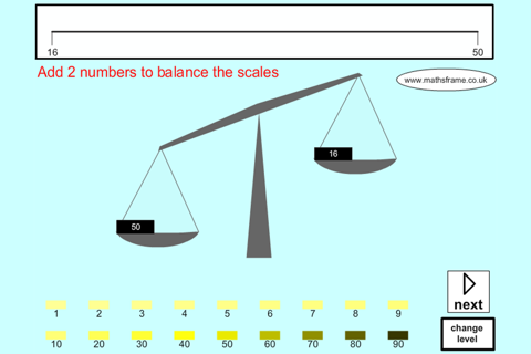 Difference unmarked numberline screenshot 2