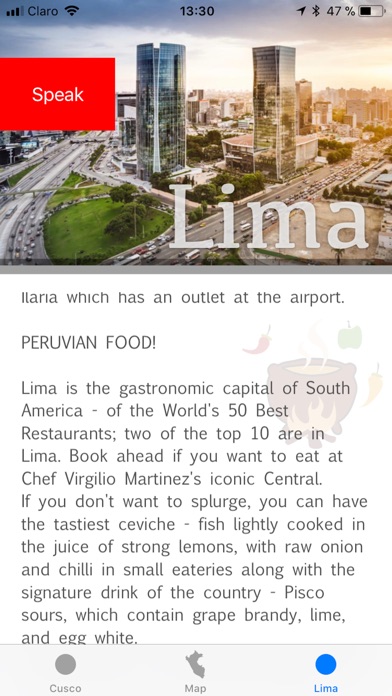 Peru Travel Guide Interactive! screenshot 2