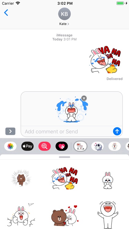 Bunny Crazy Sticker