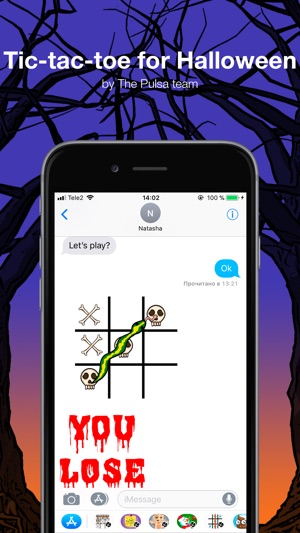 Tic-tac-toe -Stickers for game