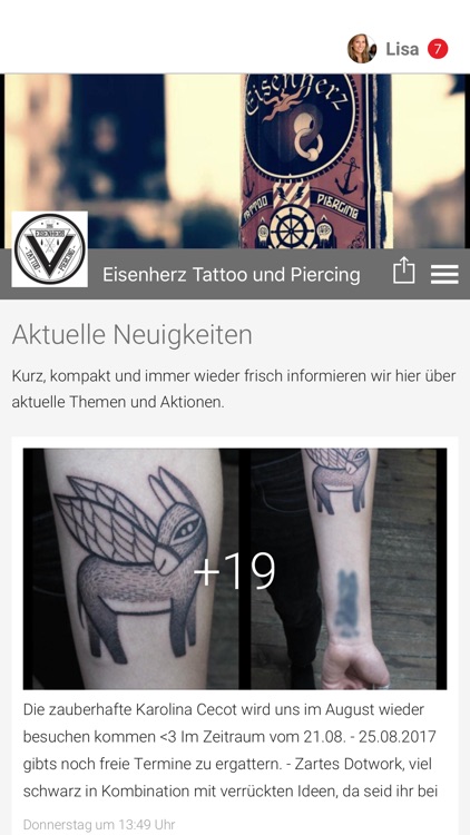 Eisenherz Tattoo und Piercing