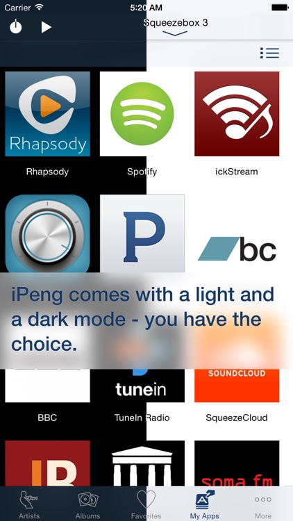 iPeng 9 - Squeezebox Remote