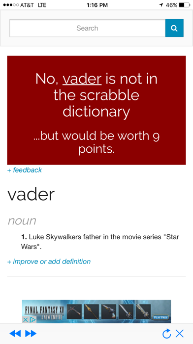 Word Game Dictionary Lookup 5