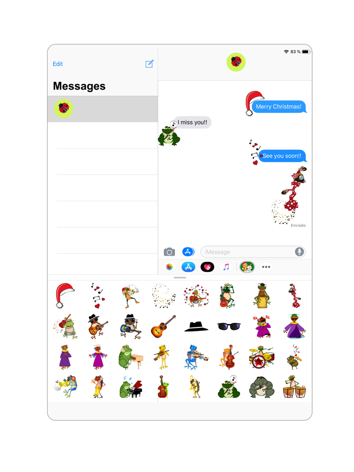 Froggy Bands Stickers