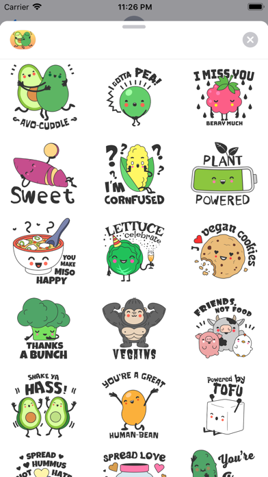 Plant-Based Vegan Stickers screenshot 3