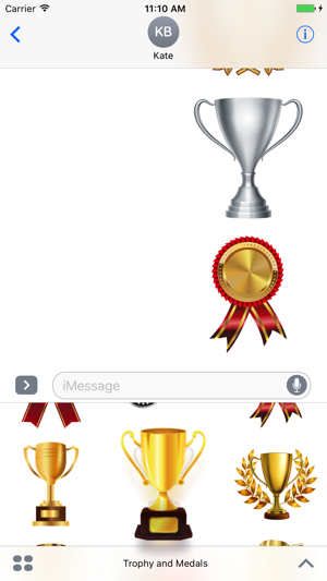 Trophy and Medals for iMessage(圖4)-速報App