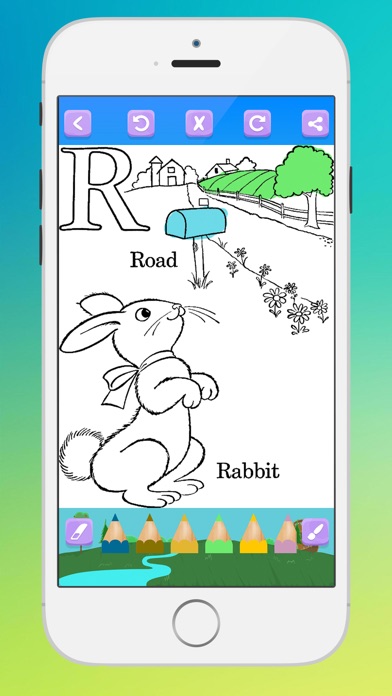 Coloring Book English Letters screenshot 4