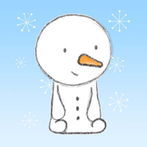 Little Snowman Stickers iOS App