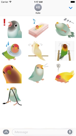 Cute Birds And Love Sticker(圖3)-速報App