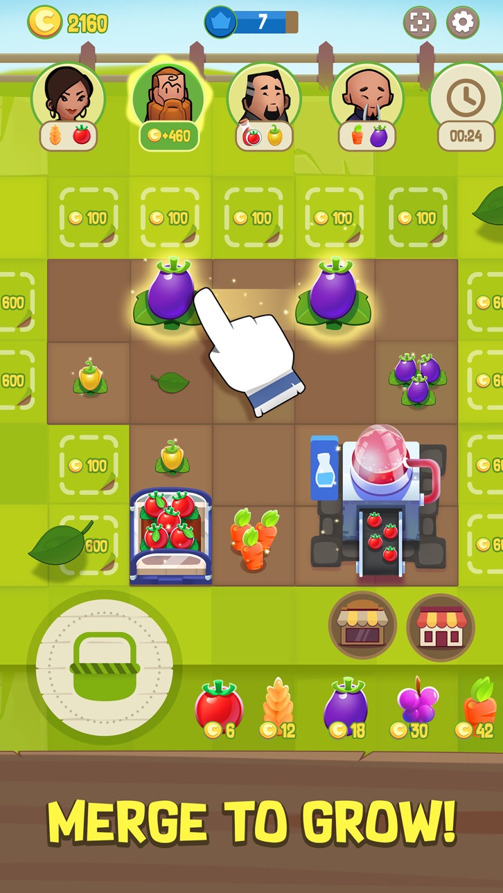 Merge Farm! iOS Mod IPA screenshot 2 - iOS game interface
