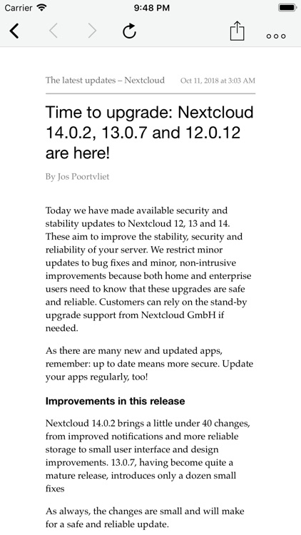 CloudNews - Feed Reader