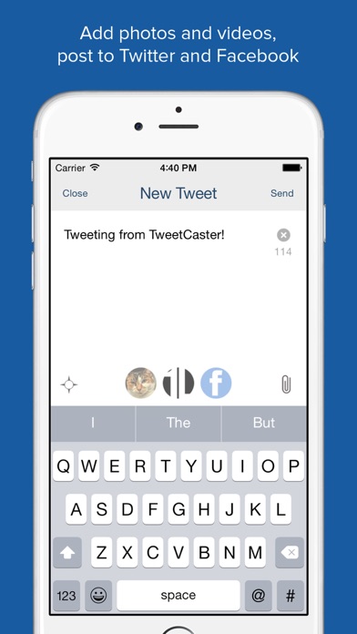 TweetCaster Pro for Twitter Screenshots