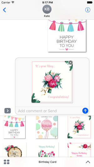 Birthday Card - All about Birthday Wishes Stickers(圖2)-速報App