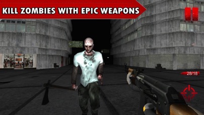 Kill Zombie Drak Night 3D screenshot 2