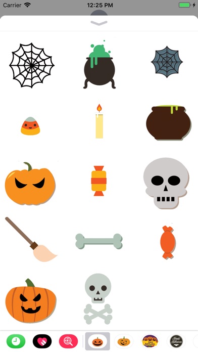Halloween stuff stickers emoji screenshot 4