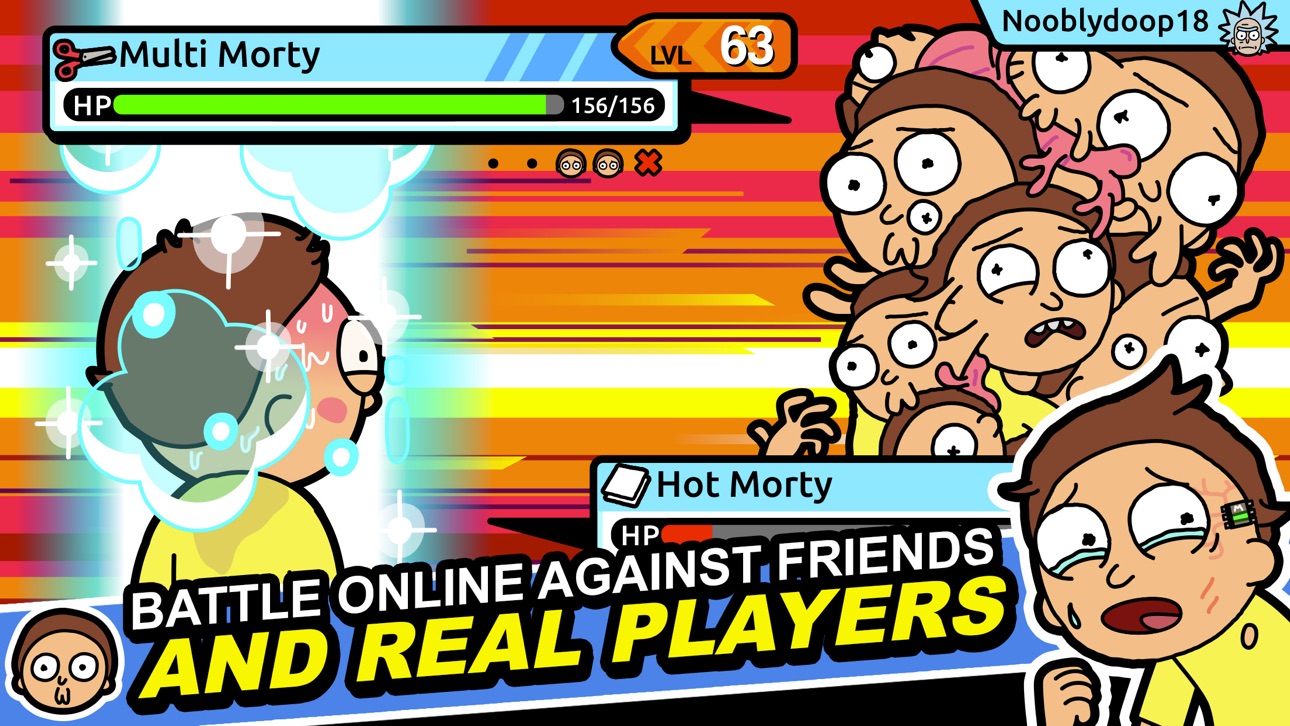 Rick and Morty: Pocket Mortys Hack screenshot 2 - iOS game interface