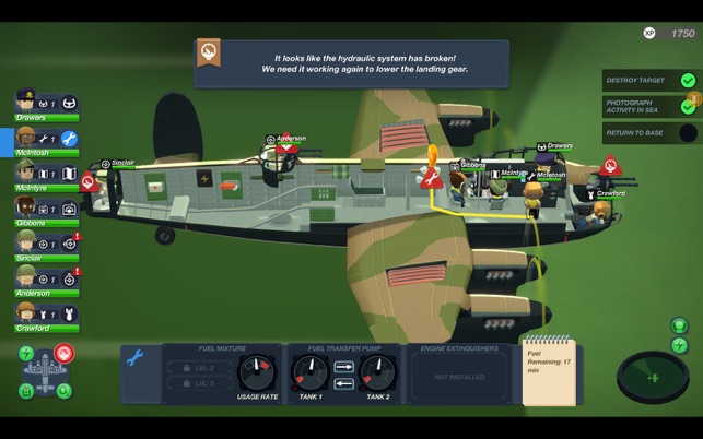 Bomber Crew, game for IOS