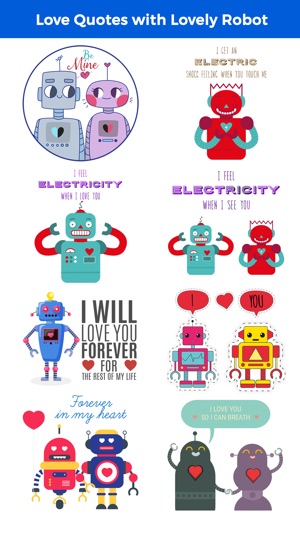 Love Quotes with Monster,Robot,Dinosaur Characters(圖2)-速報App