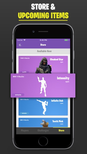 iphone screenshots - fortnite tracker item shop