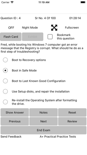 Exam Simulator For A+Practical