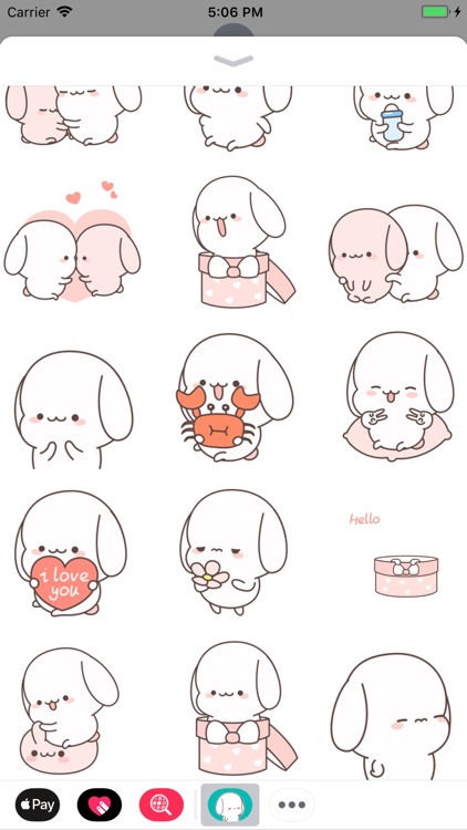 Chubby Dog Animated Stickers