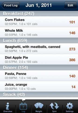 Tap & Track Calorie Counter - náhled