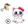 Animated Cute Cats Stickers