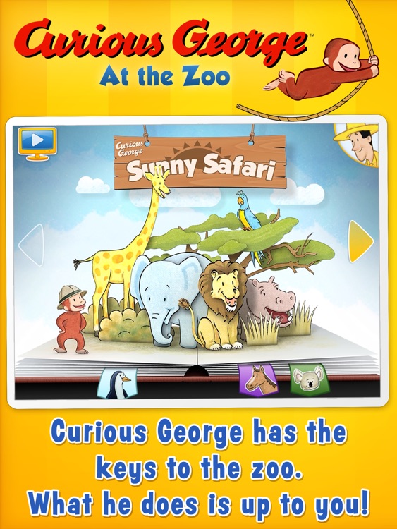 Curious George: Zoo for iPad screenshot-0