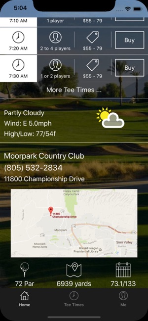 Moorpark Country Club Golf(圖2)-速報App