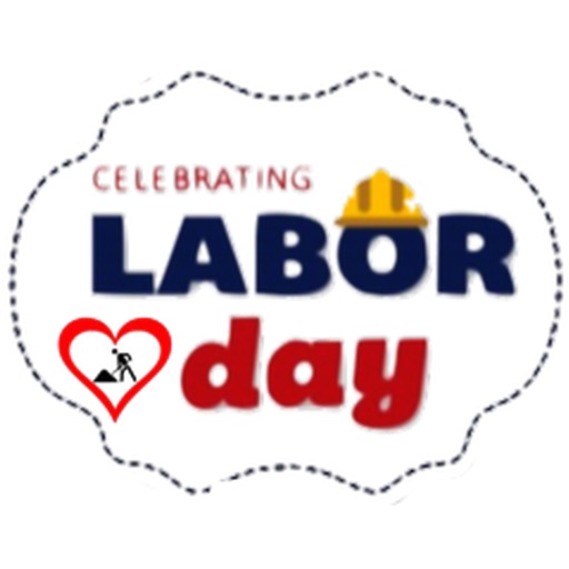 Celebrating Labor Day Sticker icon