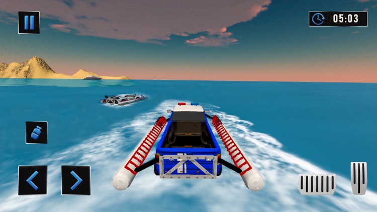 Water Surfer Criminal Chase