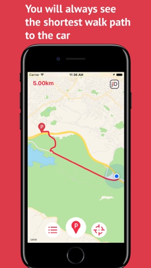 Whecar - find the shortest way back to your car(圖3)-速報App